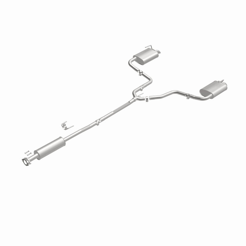 Magnaflow catback exhaust kit for Nissan Altima 2.5L 2019-2025, direct-fit replacement with polished stainless steel pipes.