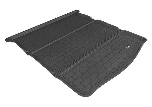 Black 3D MAXpider Kagu cargo liner for Mazda6 2014-2019, rubber floor mat with textured surface for protection and durability.