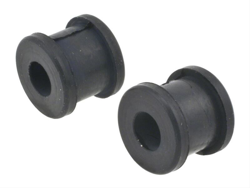 Moog rear sway bar end link and sway bar bushing for Isuzu Oasis 1996-1999, vehicle suspension component, close-up view