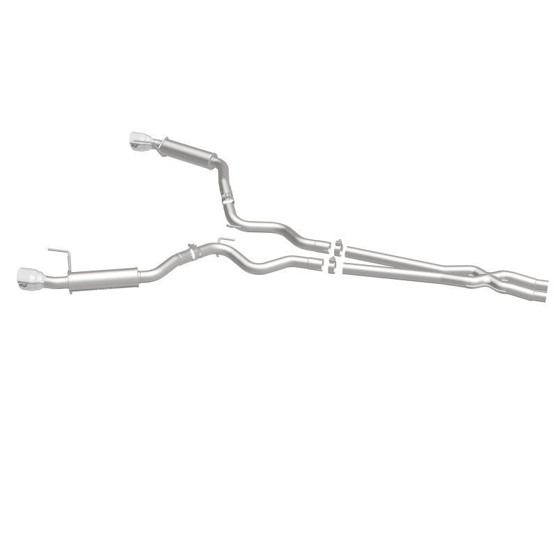 MagnaFlow SS 2.5in Competition Cat Back Exhaust with dual split polished tips on a 2015 Ford Mustang V6 3.7L.