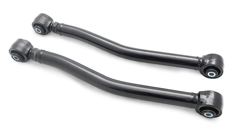 SuperPro lower trailing arm bushings for Jeep Wrangler JK 2007-2017 and 2018 models, showing suspension arm components.