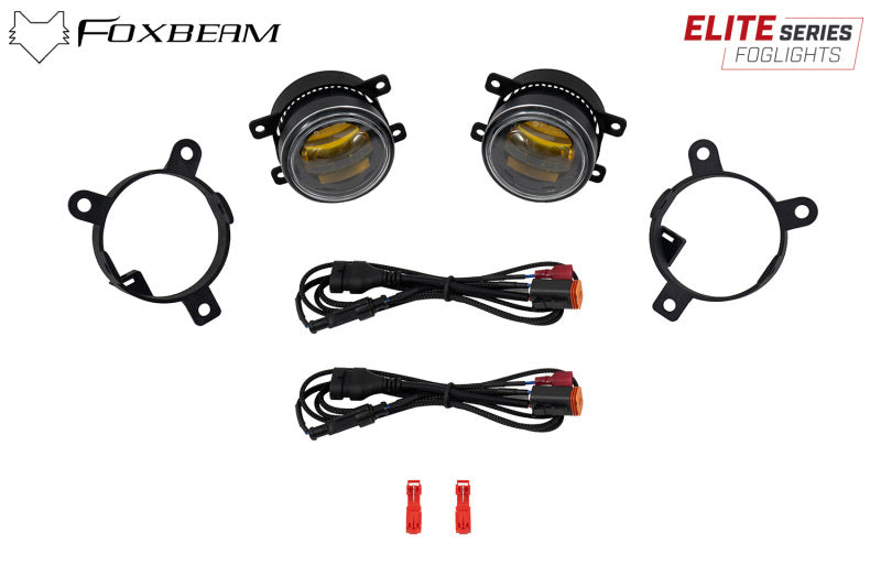 Diode Dynamics Subaru WRX Elite Series Type Y LED fog lights in cool white installed on front of car