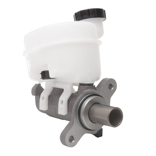 DFC Ford Mustang brake master cylinder for 2015-2023 models, showing the metal body and mounting points on the engine bay.