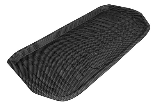 Black 3D MAXpider Tesla Model Y Kagu cargo liner, front rubber floor mat, designed for 2020-2020 Tesla Model Y interior protection.