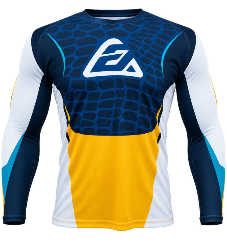 Answer  Syncron Raceday Jersey Yellow/Navy/Cyan/White - Large
