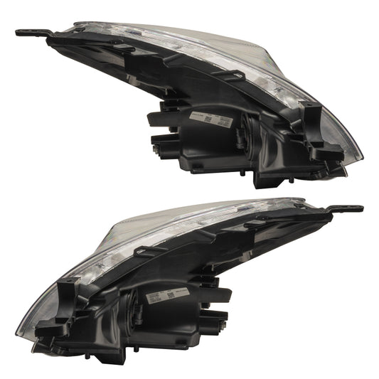 Oracle Lighting Nissan Altima Coupe SMD Headlights with ColorSHIFT and 2.0 controller, showcasing vibrant illuminated LED headlights.