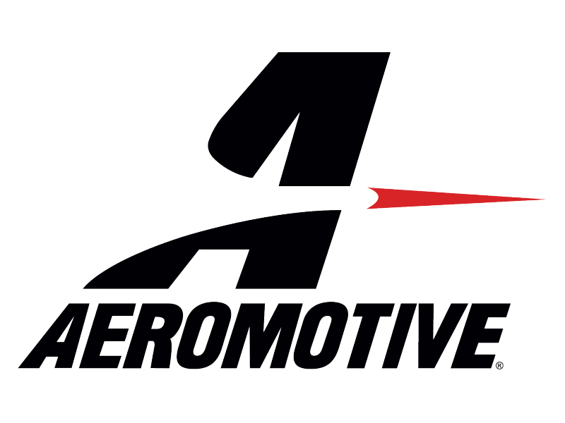 Aeromotive 68-69 Chevelle Malibu 340 Stealth Fuel Tank showing black rectangular tank with fittings and mounting features.