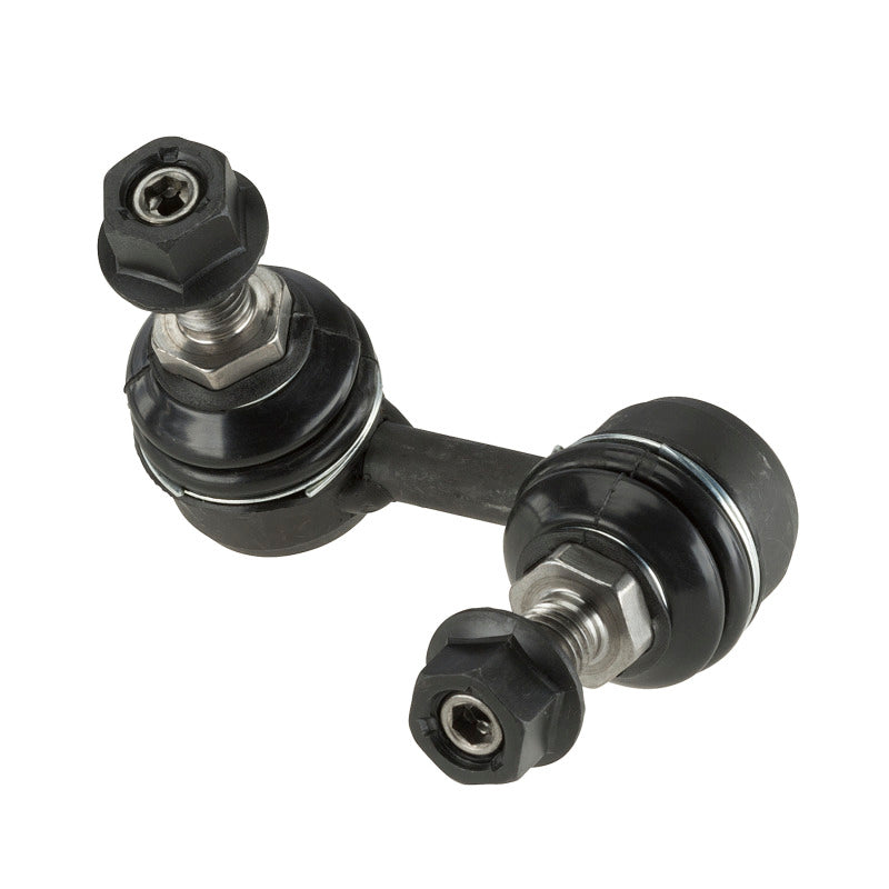 Moog front right sway bar endlink kit for 2009-2012 Suzuki Equator, showing the metal link with bushings and mounting hardware.