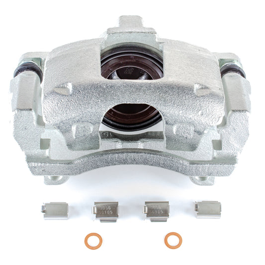 PowerStop OE front left brake caliper with bracket for Dodge Journey 2009-2012, automotive part for braking system repair.