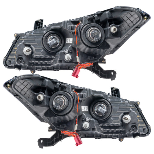 Oracle Honda Accord Coupe 2008-2012 white SMD LED headlights by ORACLE Lighting, showing the sleek headlight design with bright SMD LEDs.