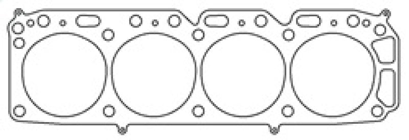 Cometic GM 2.5L Vortec 3000 MLS cylinder head gasket with .045 inch thickness and 4.100 inch bore, shown in the image.