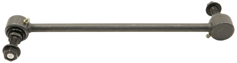 Moog Ford Police Responder Hybrid front sway bar endlink, automotive suspension part with metal links and bushings.