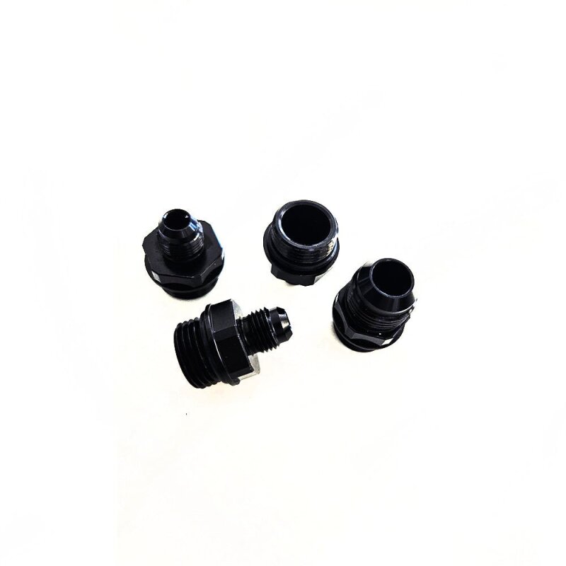 BLOX Racing Honda K-Series Xtreme aluminum fuel rail in black, designed for high-performance fuel delivery in engine upgrades.