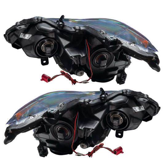 Oracle Nissan Altima 13-15 sedan white headlights, SMD high low beam, LED daytime running lights, clear lens, modern vehicle lighting