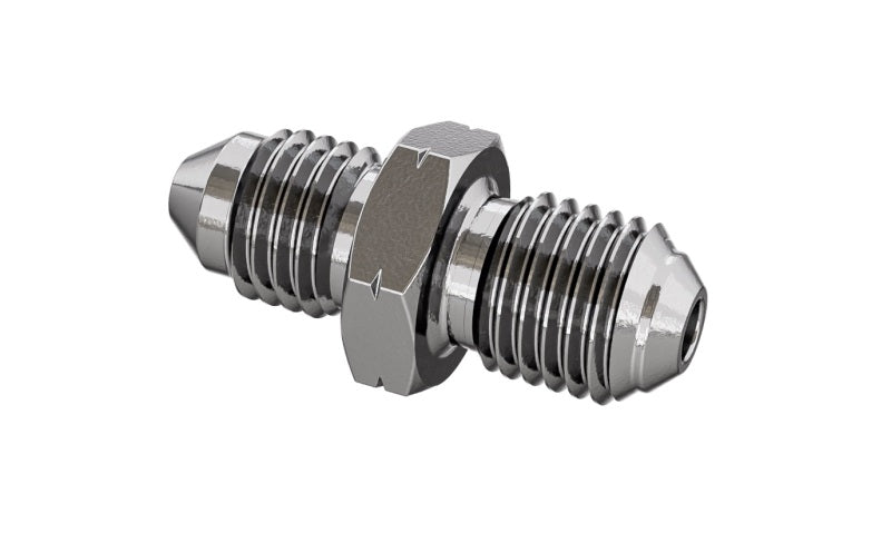 Goodridge straight male AN3 to M10x1.25 convex fitting, durable metal automotive hose connector for secure connections.