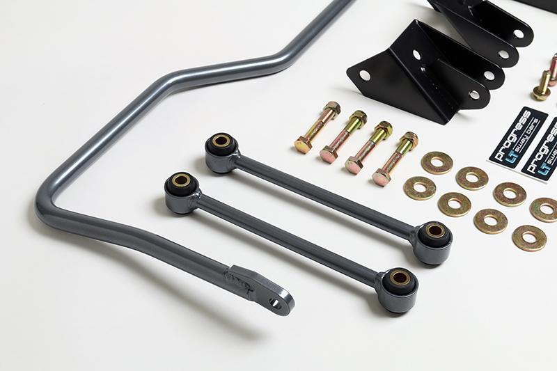 Progress LT rear sway bar for Toyota Tacoma 16-21 with 0.875-inch diameter, durable suspension upgrade.
