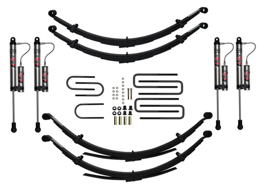 Skyjacker 8-inch suspension lift kit for Dodge 1/2 and 3/4 ton trucks, includes components for height adjustment and off-road enhancement