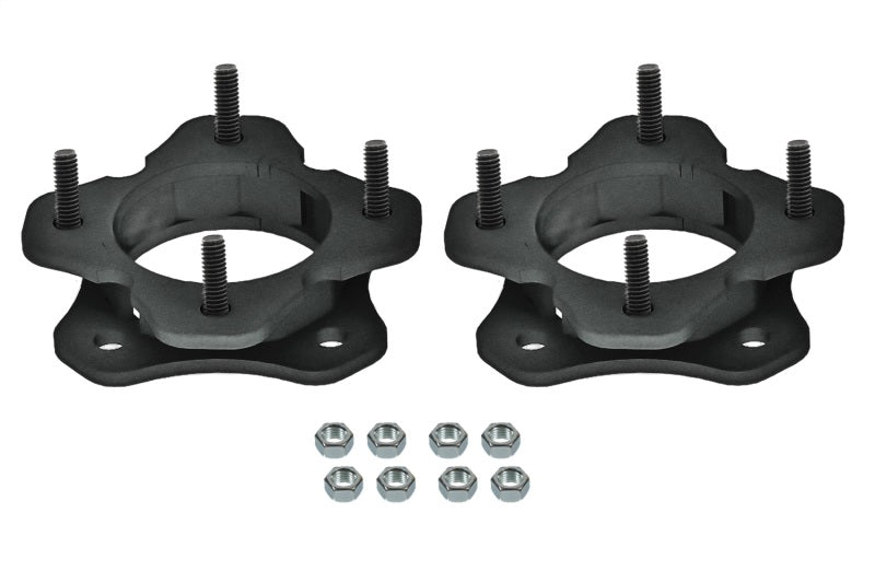 Tuff Country leveling kit installed on a 2022 Toyota Tundra and 2023 Sequoia, enhancing vehicle stance and clearance.