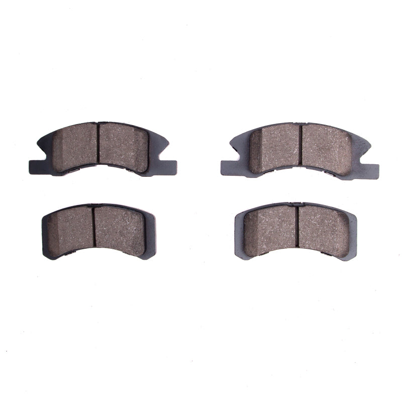 R1 Concepts R1 14-25 Dodge Attitude front ceramic brake pads, OE quality, with metal backing and friction material.