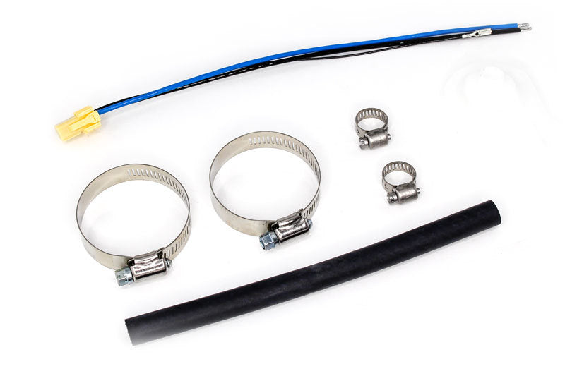 DeatschWerks 415LPH DW400 in-tank fuel pump with install kit for 93-98 Nissan Skyline R33, shown installed in vehicle.
