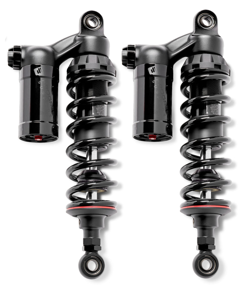 Progressive Harley-Davidson FXR/XL 990 Series Shocks 14.0in - Black