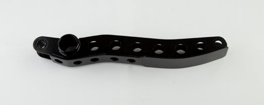 Wilwood pedal brake floor mount pedal set for racing cars, showing durable metal construction and adjustable pedal arm.