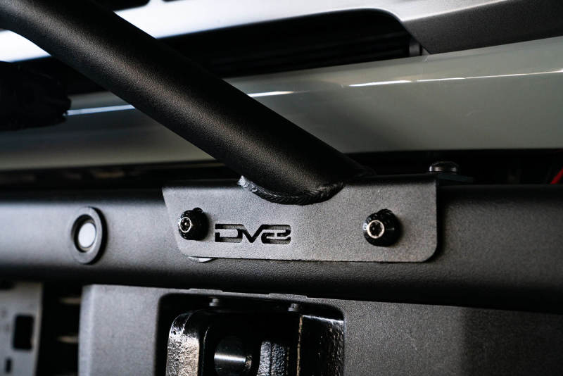 DV8 Offroad black light mounts for 2021-2022 Ford Bronco factory bumper bull bar, not for factory plastic bumper, rugged offroad accessory
