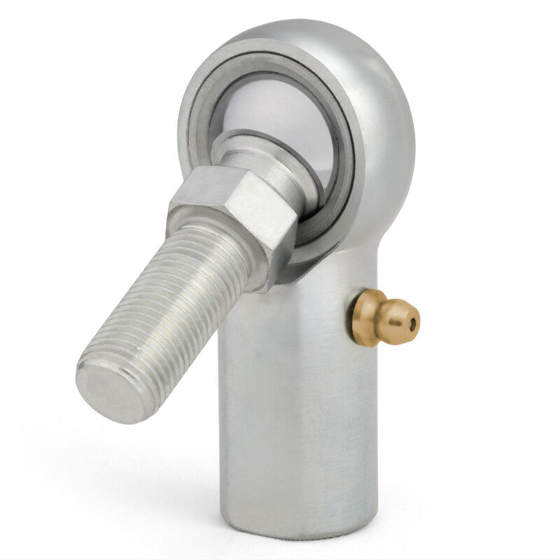 QA1 H Series 3-Pc Rod End - Female/Right Hand - .375in Bore x 3/8-24 w/Stud & Zerk - Alloy Steel