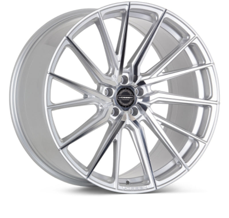 Vossen HF-4T forged alloy wheel 20x9.5 inches, gloss black finish, deep dish design, for left side vehicle installation