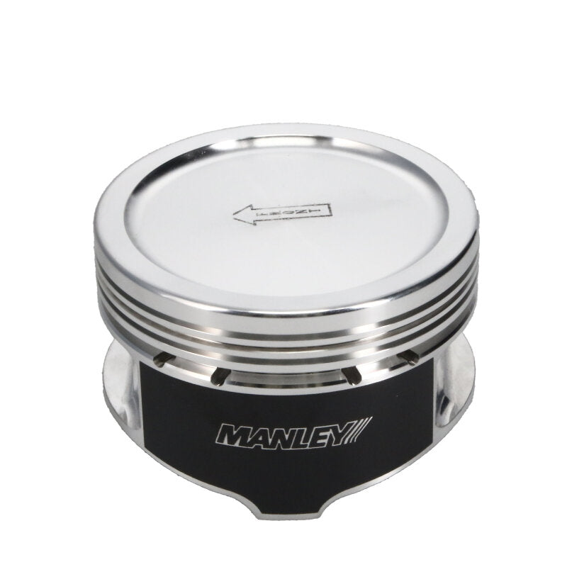 Manley Performance forged piston set for Ford 4.6L V8 engine, 3.572-inch bore, 1.200-inch compression height, -11 CC volume