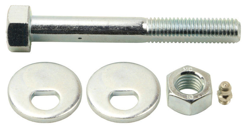 Moog rear toe adjuster for Kia Optima 2011-2020, suspension alignment kit, close-up of metal component with part details visible.