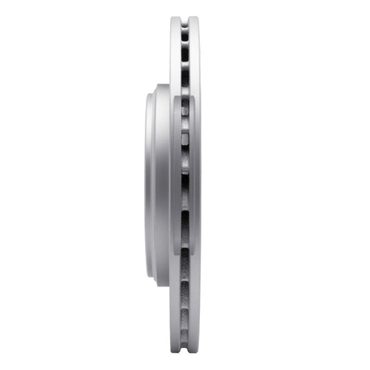 DFC Cadillac XLR rear drilled brake rotor made of high-carbon alloy with Geomet coating, designed for enhanced braking performance.