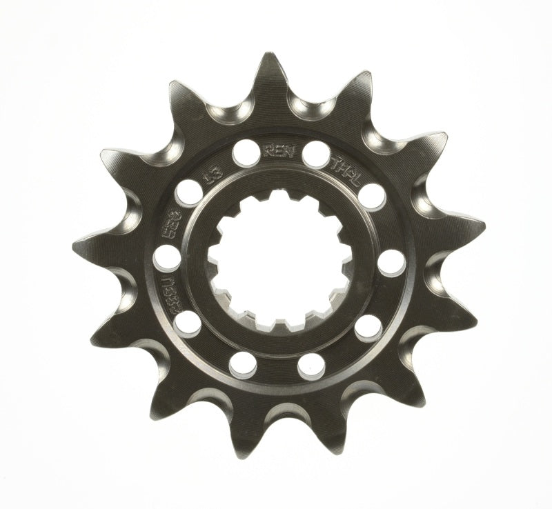 Renthal 13-22 Suzuki RM-Z 450 front ultralight grooved sprocket with 520-14P teeth, motorcycle sprockets for trail and motocross riding.