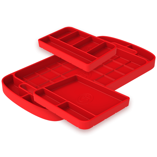Silicone Tool Tray 3pc. Set - Blue