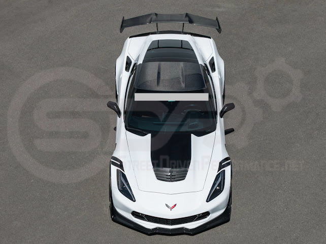 2014-2019 C7 Chevrolet Corvette | Dry Carbon Fiber Tape On Roof Side Molding Trim Cover