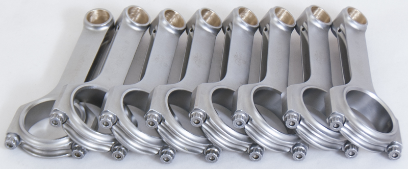 Eagle Chevy 350/LT1 forged 4340 H-beam connecting rods with 2.000in journal and 3/8in ARP2000 bolts, set of 8.