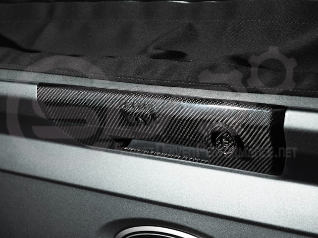 2021-UP FORD F-150 | FACTORY STYLE CARBON FIBER REAR TRUNK TAILGATE HANDLE ASSEMBLY COVER