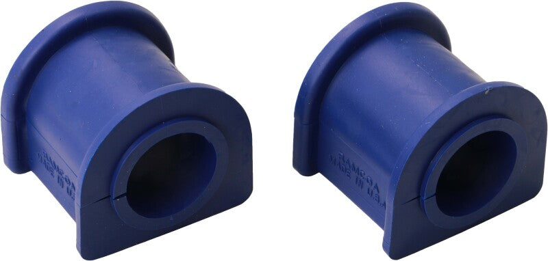 Moog Dodge Dakota front sway bar bushing kit with black rubber bushings and metal brackets for suspension stability.