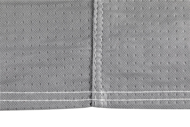 Gray Covercraft 25-26 Land Rover Defender custom 5-layer indoor car cover showing the protective fabric on vehicle