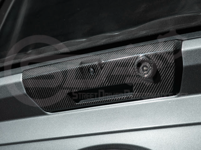 2021-UP FORD F-150 | FACTORY STYLE CARBON FIBER REAR TRUNK TAILGATE HANDLE ASSEMBLY COVER