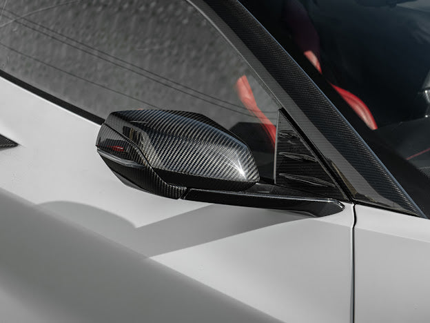 2020+ CORVETTE C8 | CARBON FIBER REPLACEMENT MIRROR COVERS PAIR