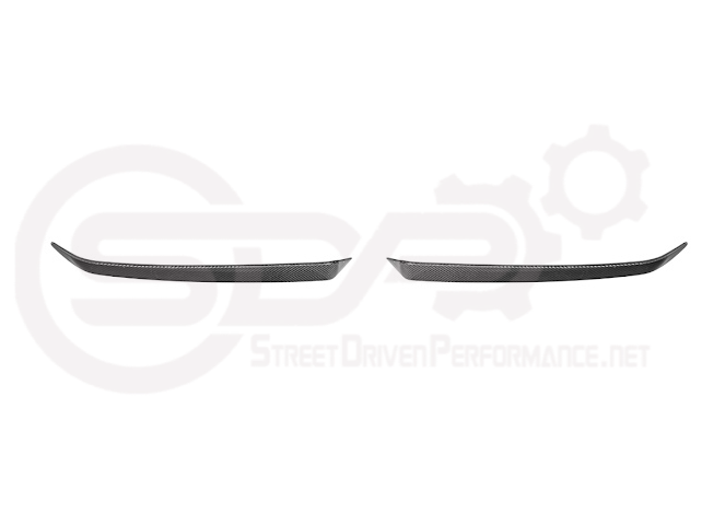 2023-Up CORVETTE C8 Z06 / E-RAY / ZR1 | CARBON FIBER 1.5 INCH EXTENDED REAR SPOILER WING WICKER BILL WINGLETS PAIR
