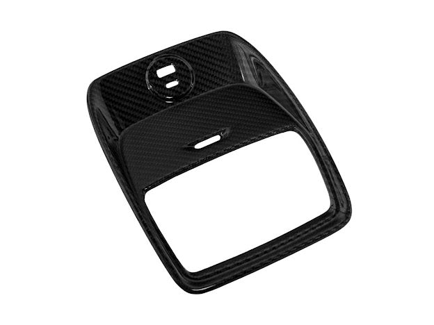 2021-Up Ford Mustang Mach-E |INTERIOR Carbon Fiber Rear AC Outlet Panel Cover