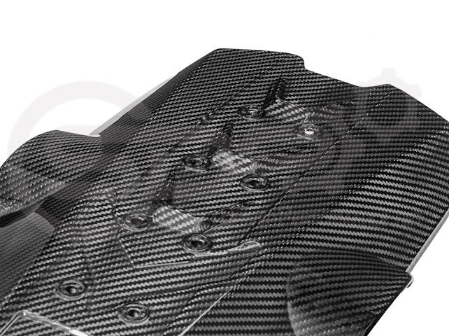2025-Up Chevy Corvette C8 ZR1 | Dry Carbon Fiber Rear Engine Cover One-Piece