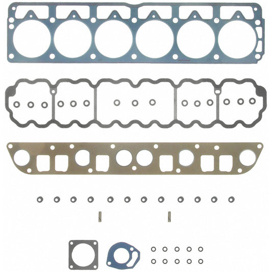 Fel-Pro Jeep Wrangler HS 9076 PT-3 PermaTorque engine cylinder head gasket set showing multiple gaskets and components.