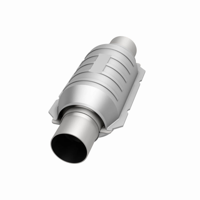 MagnaFlow universal catalytic converter, 2.25-inch OEM CARB compliant, designed for universal automotive exhaust system fitment.