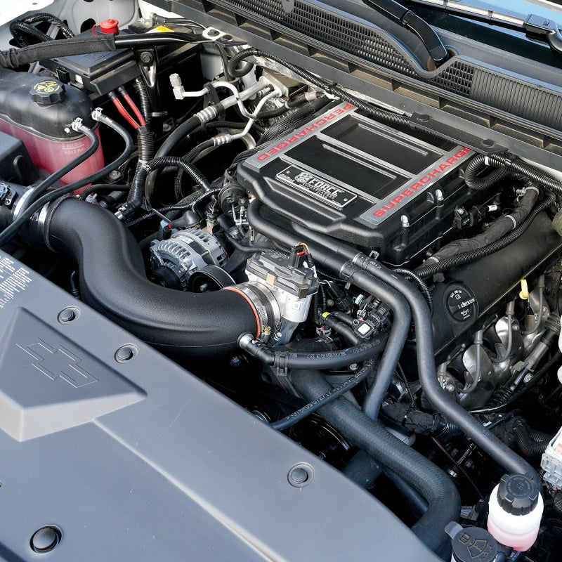 Edelbrock E-Force Supercharger system for Chevrolet and GMC trucks and SUVs, featuring a supercharger unit without tuner.