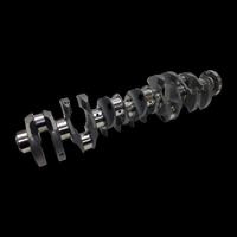 Brian Crower lightweight Toyota B58B30 crankshaft with 100mm stroke, 4340 billet steel construction, shown in the image.