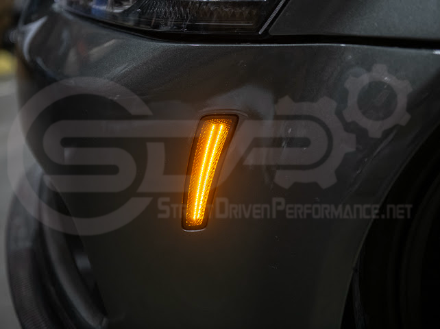2008-2009 Pontiac G8 | Front Clear / Amber / or Smoke Lens Amber Light LED Side Markers Pair