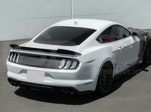 2018-2023 FORD MUSTANG S550 | CARBON FIBER FACTORY STYLE REAR TRUNK DECK LID APPLIQUE PANEL COVER